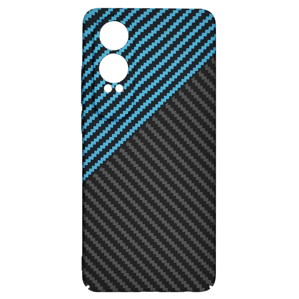 Funda para OnePlus Nord CE4 Lite, Techsuit, Carbonite FiberShell, Negra Bleu