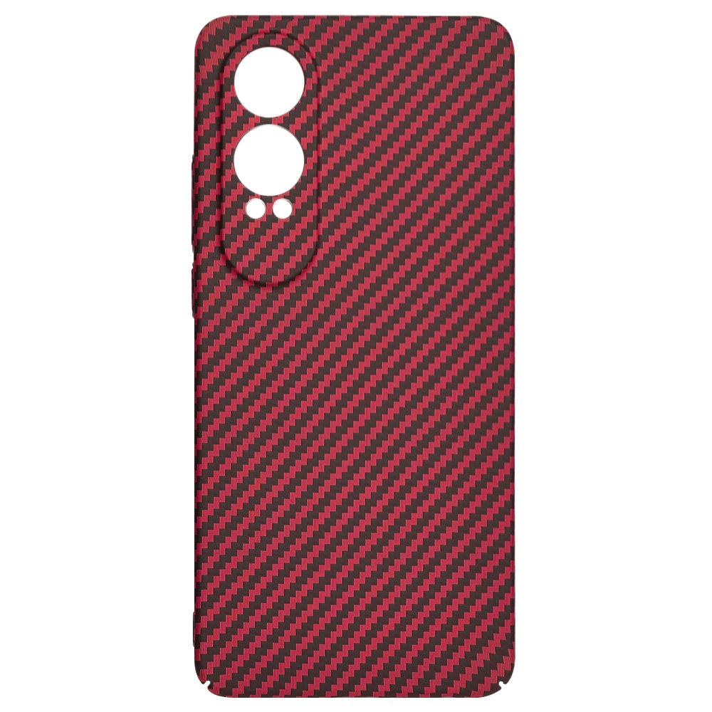 Funda para OnePlus Nord CE4 Lite, Techsuit, Carbonite FiberShell, Roja