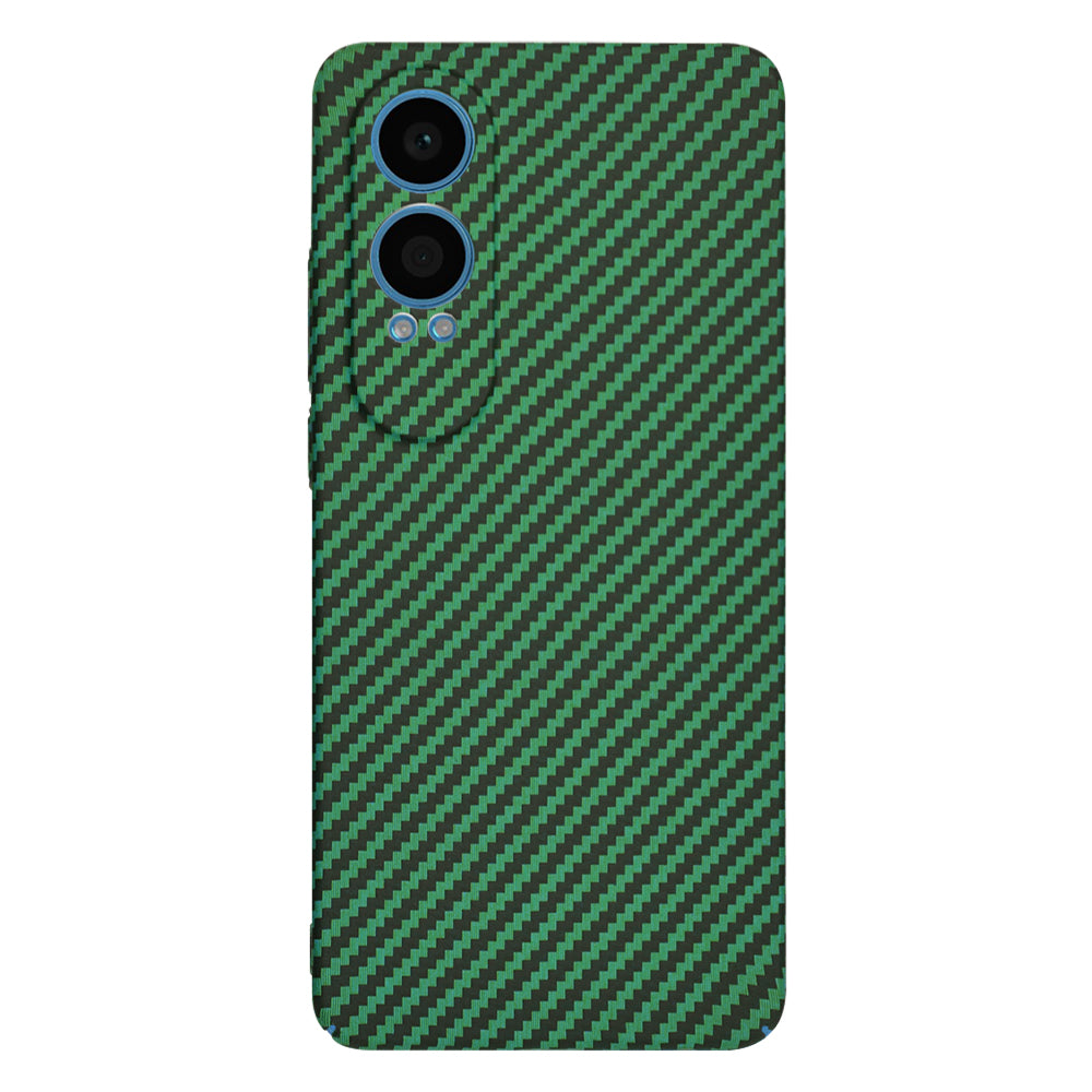 Funda para OnePlus Nord CE4 Lite, Techsuit, Carbonite FiberShell, Verde