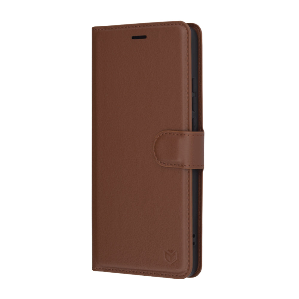 Funda para OnePlus Nord CE4 Lite, Techsuit, Leather Folio, Marrón