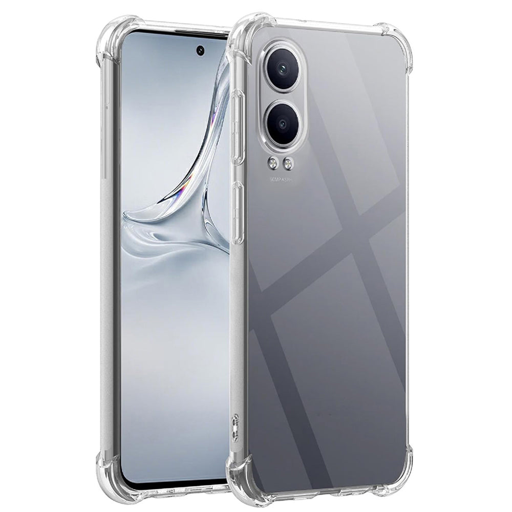 Funda para OnePlus Nord CE4 Lite, Techsuit, Antigolpes Transparente, Transparente