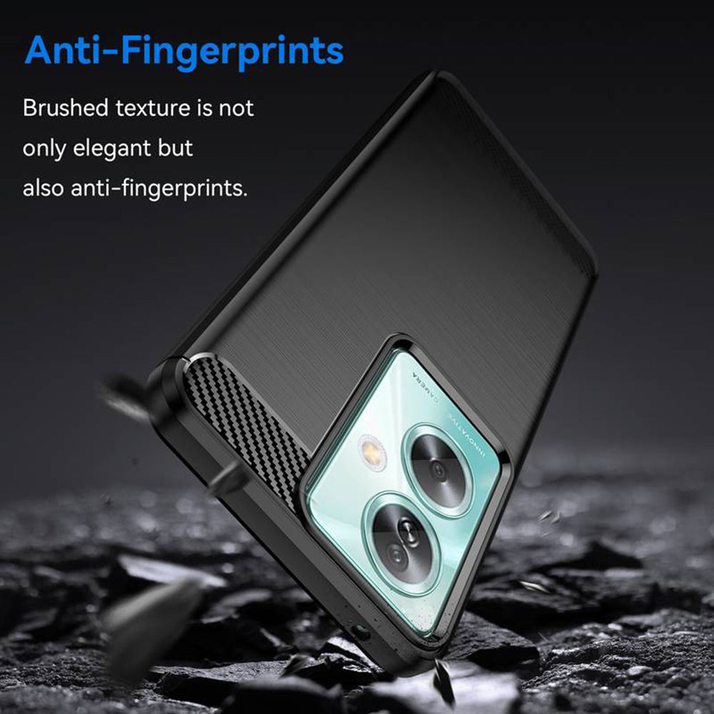 Funda para OnePlus Nord N30 SE / Oppo A79, Techsuit, Carbono, Negra