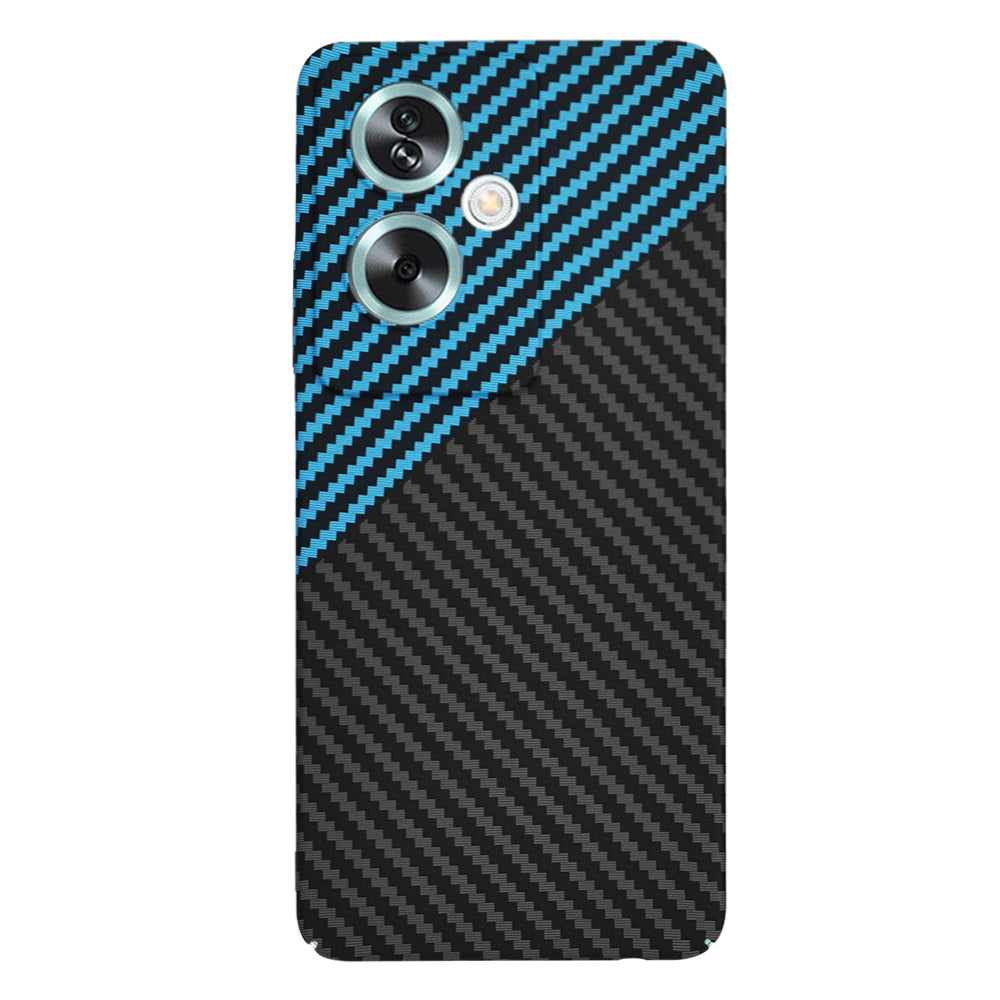 Funda para OnePlus Nord N30 SE / Oppo A79, Techsuit, Carbonite FiberShell, Negra Bleu