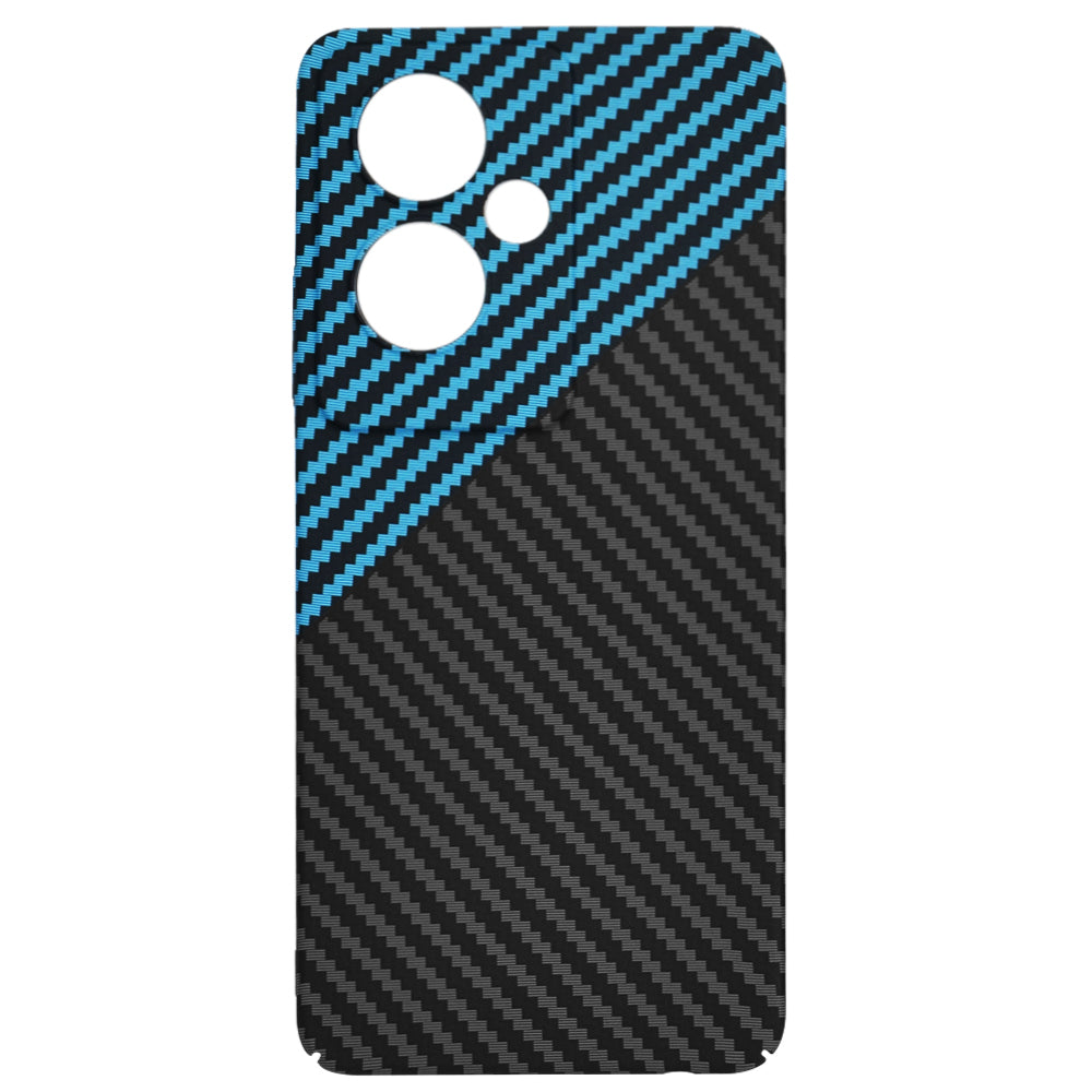 Funda para OnePlus Nord N30 SE / Oppo A79, Techsuit, Carbonite FiberShell, Negra Bleu