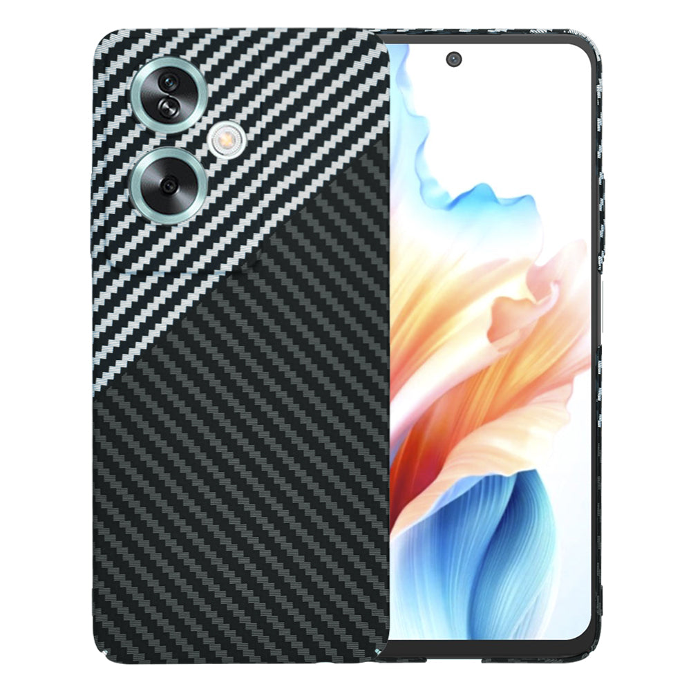 Funda para OnePlus Nord N30 SE / Oppo A79, Techsuit, Carbonite FiberShell, Negra Gris