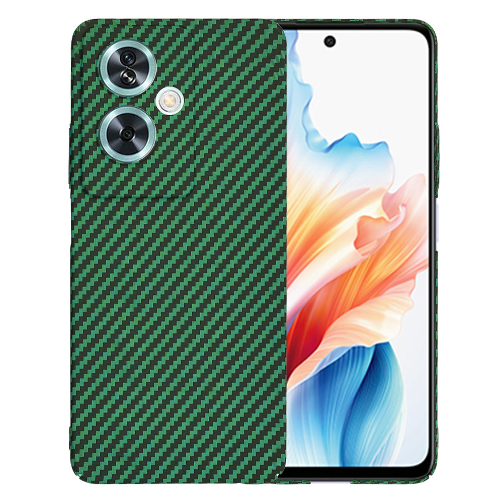 Funda para OnePlus Nord N30 SE / Oppo A79, Techsuit, Carbonite FiberShell, Verde