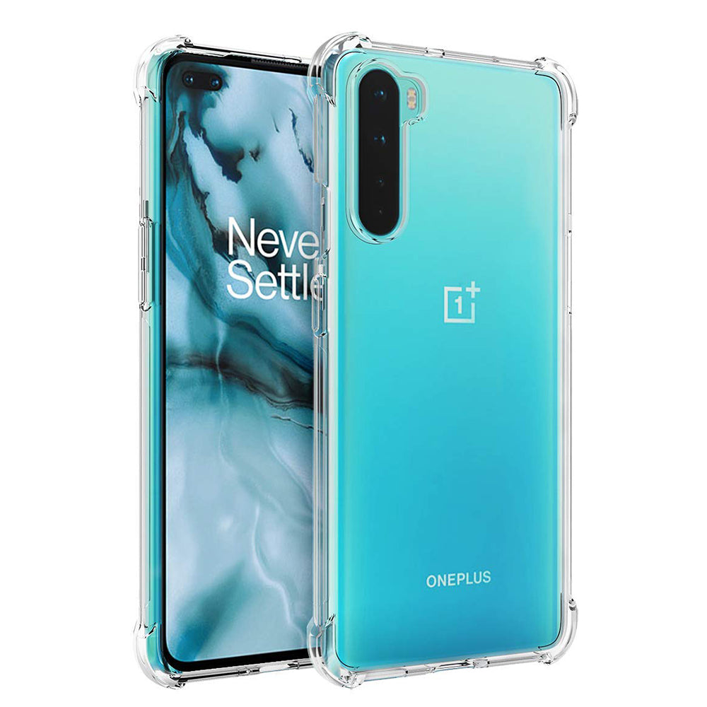 Funda para OnePlus Nord, Techsuit, Antichoque Transparente, Transparente