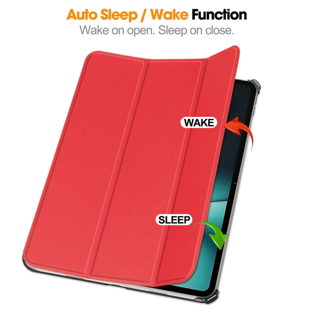 Funda para OnePlus Pad, Techsuit, FoldPro, Roja