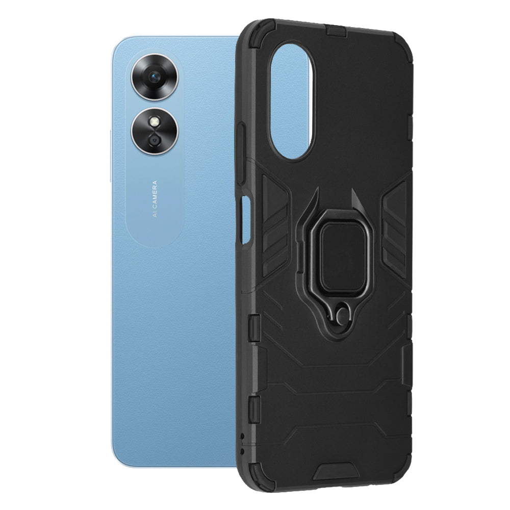 Funda para Oppo A17, Techsuit, Shield, Negra