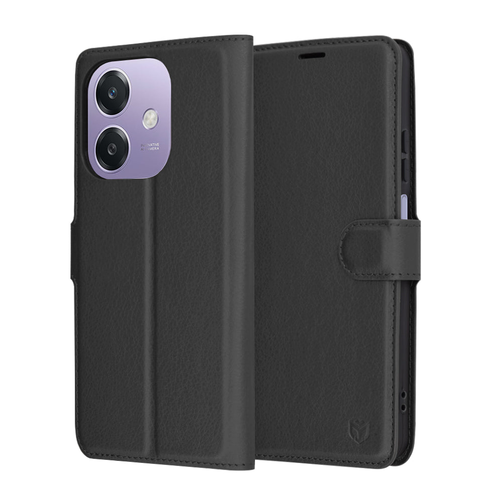 Funda para Oppo A3 4G / A3, Techsuit, Leather Folio, Negra