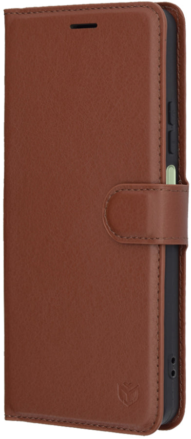 Funda para Oppo A5 Pro 4G / A5 Pro, Techsuit, Leather Folio, Marrón