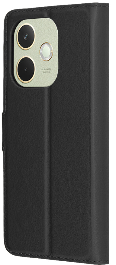 Funda para Oppo A5 Pro 4G / A5 Pro, Techsuit, Folio de cuero, Negra