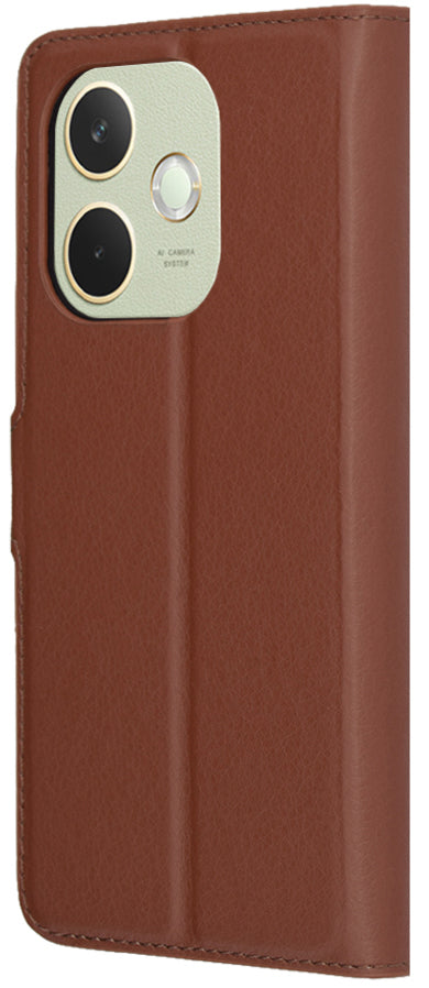 Funda para Oppo A5 Pro 4G / A5 Pro, Techsuit, Leather Folio, Marrón