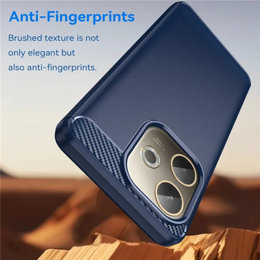 Funda para Oppo A5 Pro 4G / A5 Pro, Techsuit, Carbono, Azul