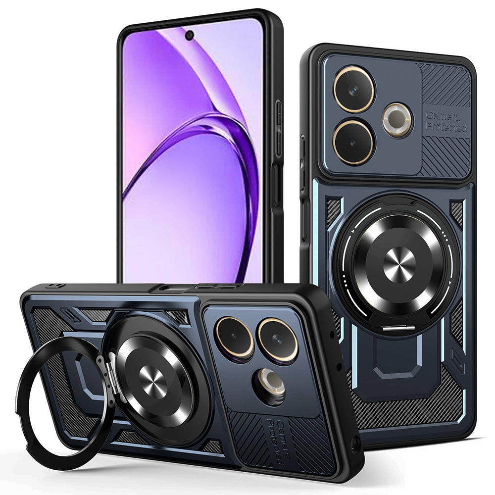 Funda para Oppo A5 Pro 4G / A5 Pro, Techsuit, RuggedCam, Azul