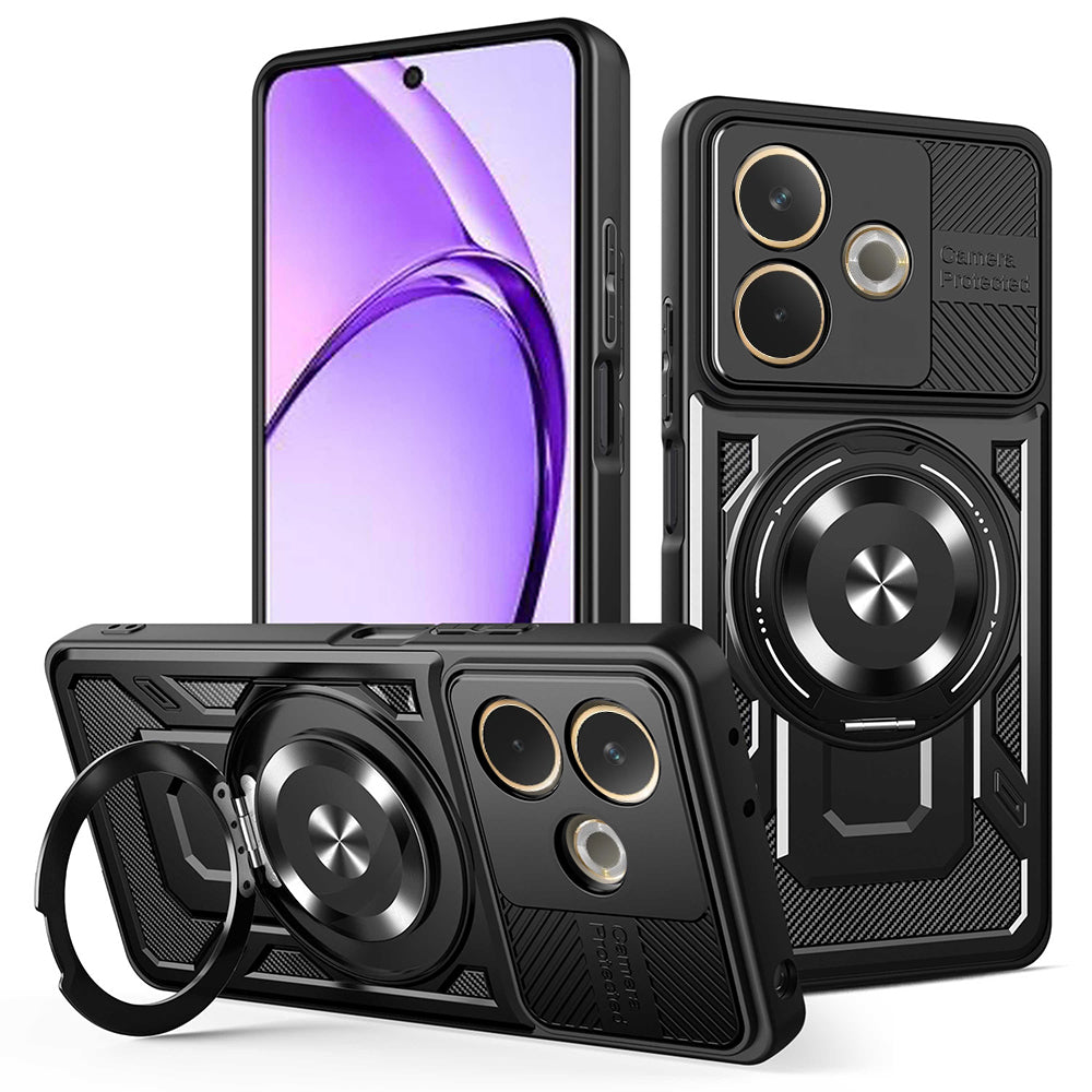Funda para Oppo A5 Pro 4G / A5 Pro, Techsuit, RuggedCam, Negra