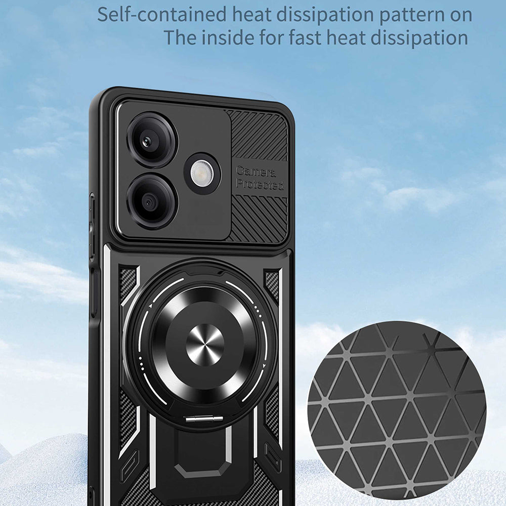 Funda para Oppo A5 Pro 4G / A5 Pro, Techsuit, RuggedCam, Negra