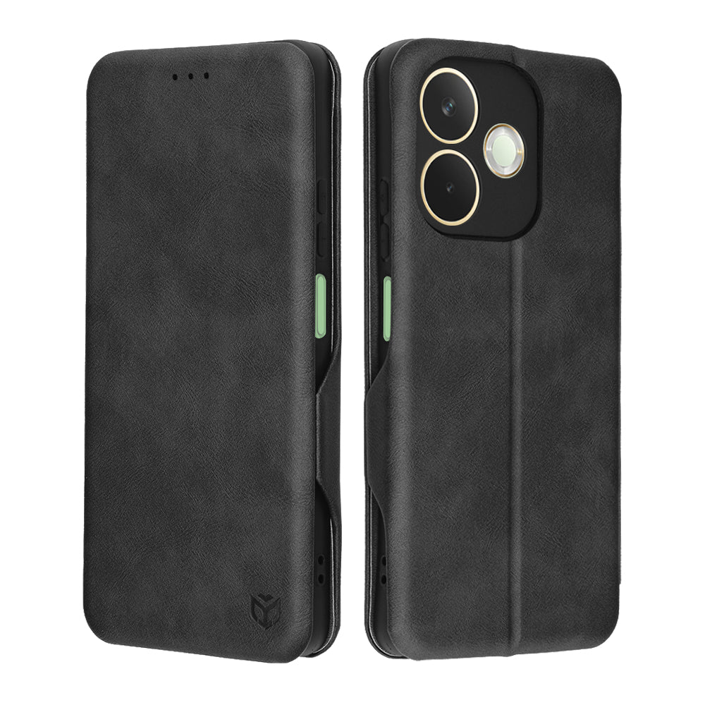 Funda para Oppo A5 Pro 4G / A5 Pro, Techsuit, Safe Wallet Plus, Negra