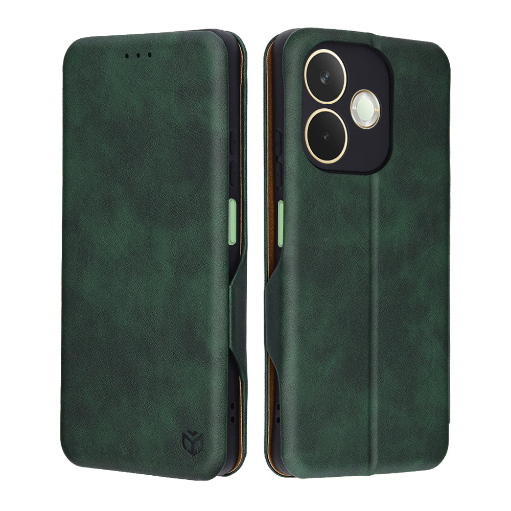 Funda para Oppo A5 Pro 4G / A5 Pro, Techsuit, Safe Wallet Plus, Verde