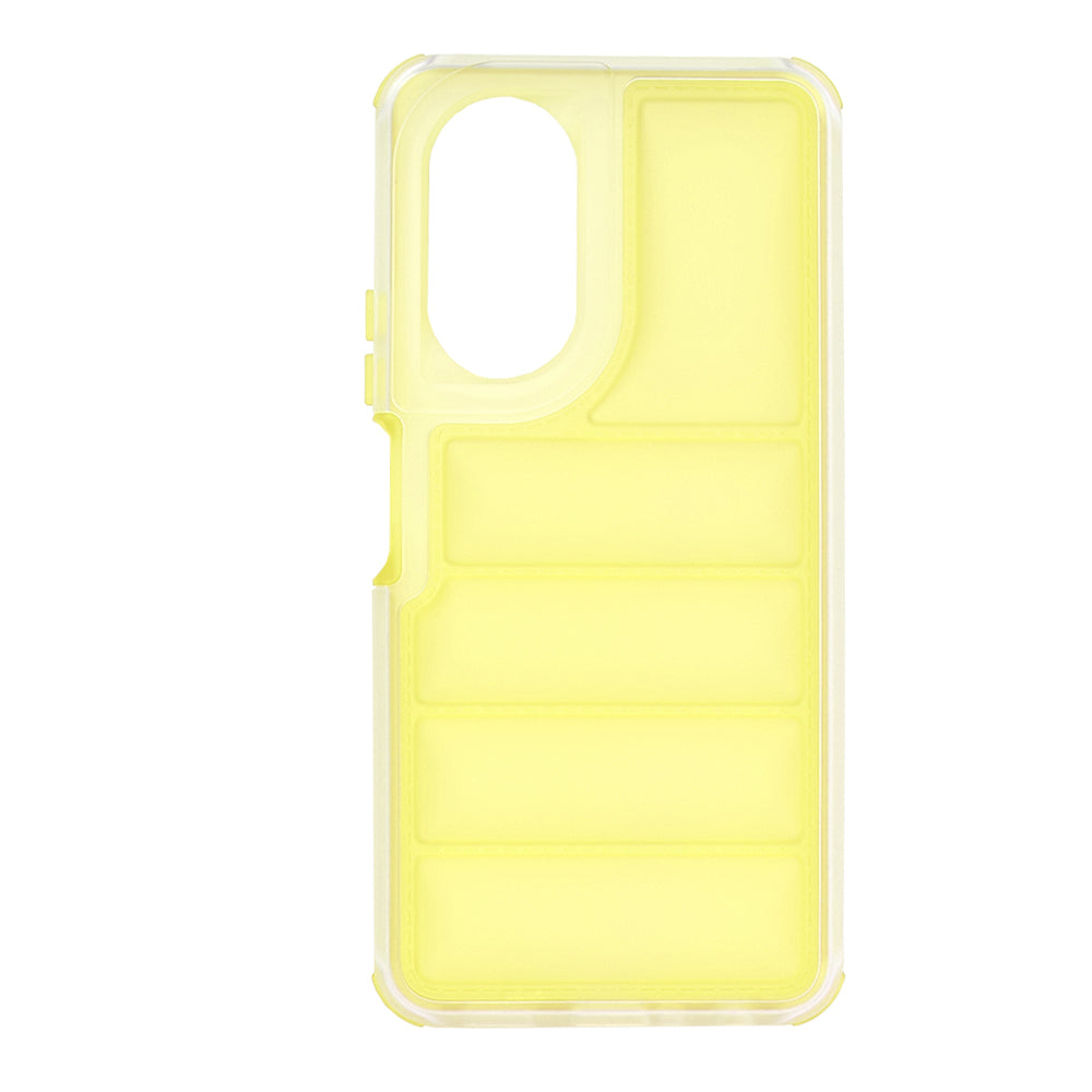 Funda para Oppo A58 4G, Techsuit, Wave Shield, Amarilla