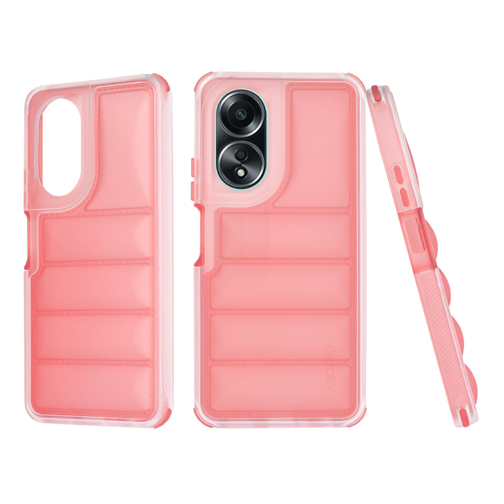 Funda para Oppo A58 4G, Techsuit, Wave Shield, Roja