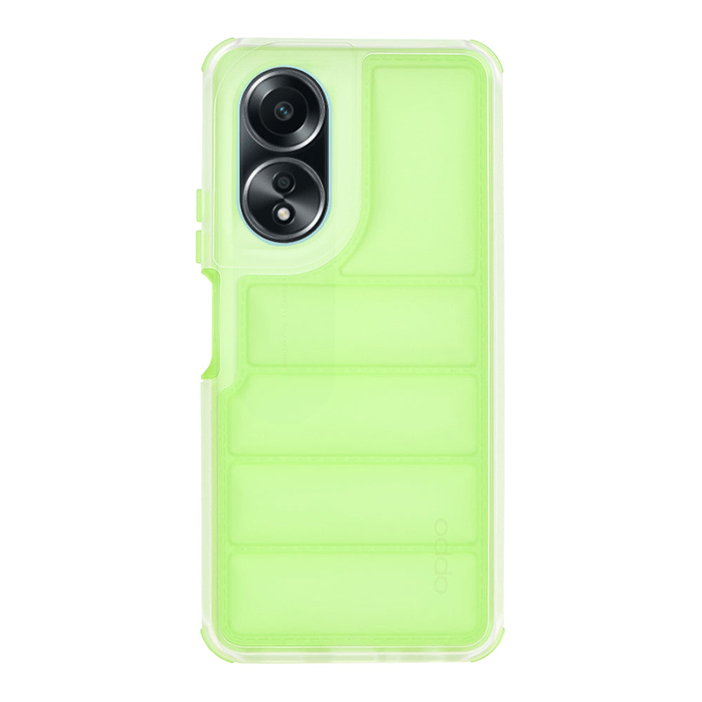 Funda para Oppo A58 4G, Techsuit, Wave Shield, Verde