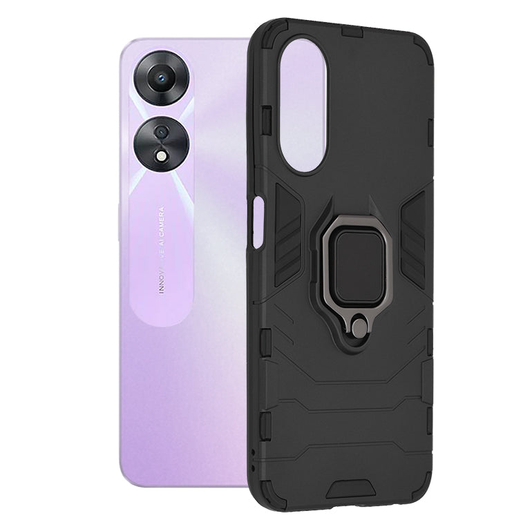 Funda para Oppo A58 5G / A78 5G, Techsuit, Shield, Negra