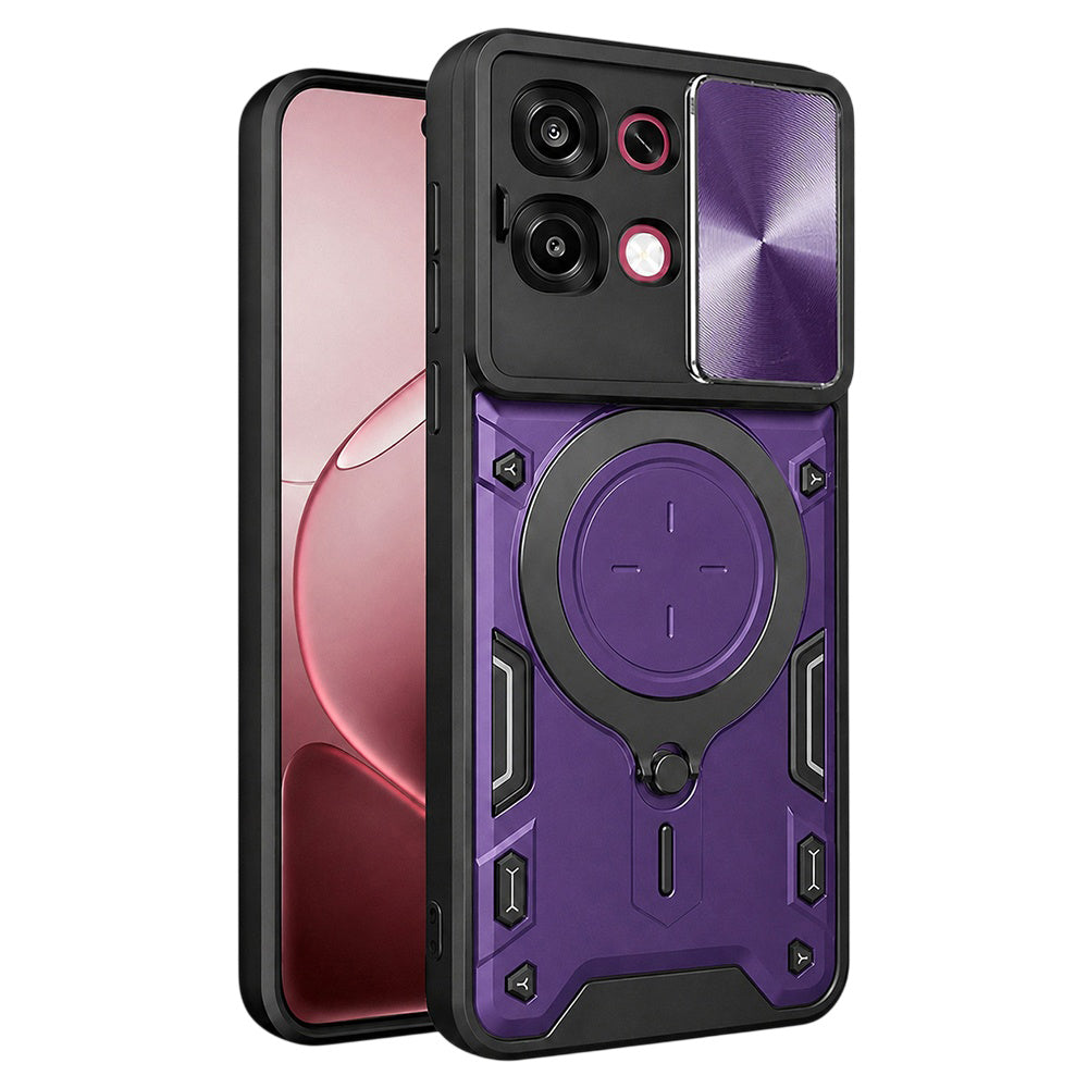 Funda para Oppo A6 Pro 5G / A6 Pro 4G, Techsuit, CamGuard Pro, Morado