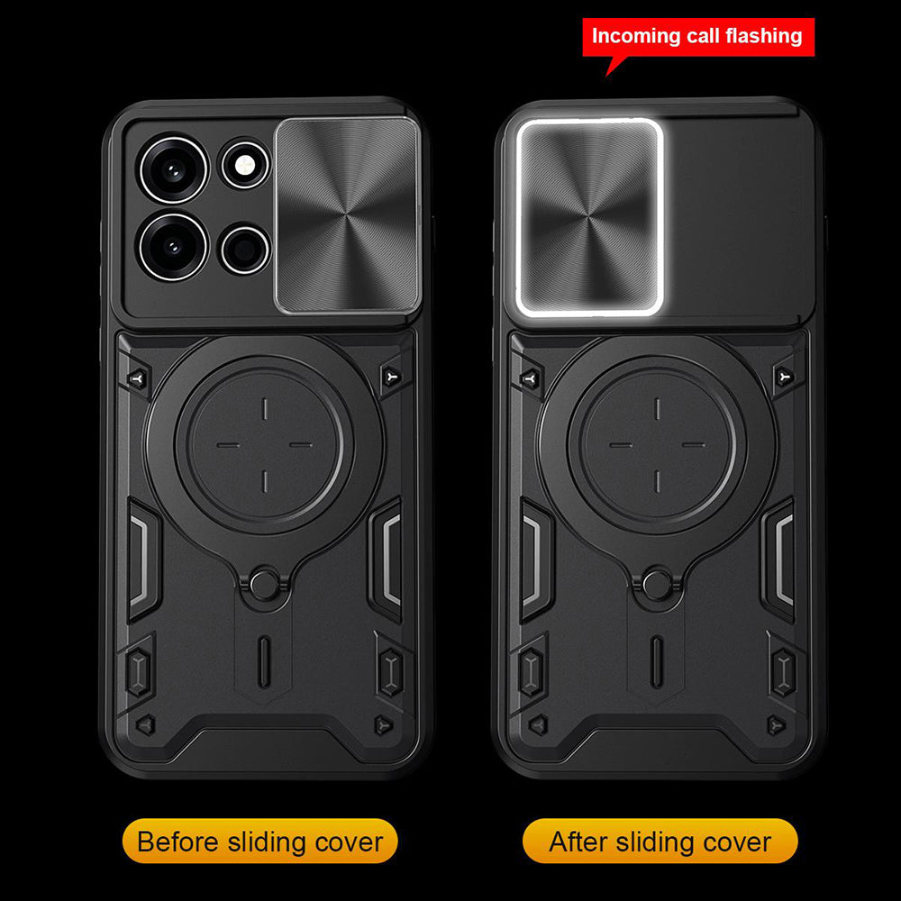 Funda para Oppo A6 Pro 5G / A6 Pro 4G, Techsuit, CamGuard Pro, Morado
