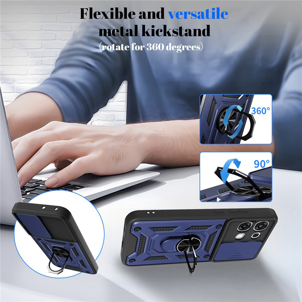 Funda para Oppo A6 Pro 5G / A6 Pro 4G, Techsuit, CamShield, Negra