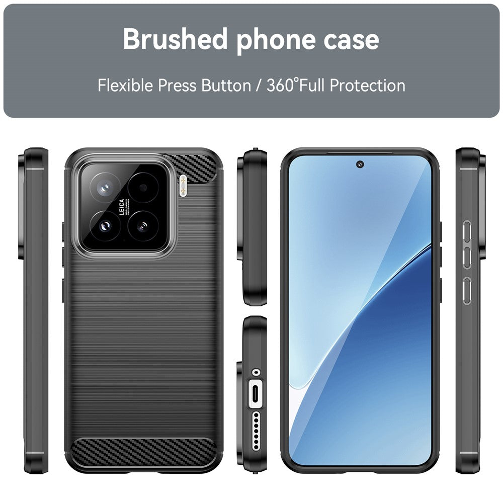 Funda para Oppo A6 Pro 5G / A6 Pro 4G, Techsuit, Carbono, Negra