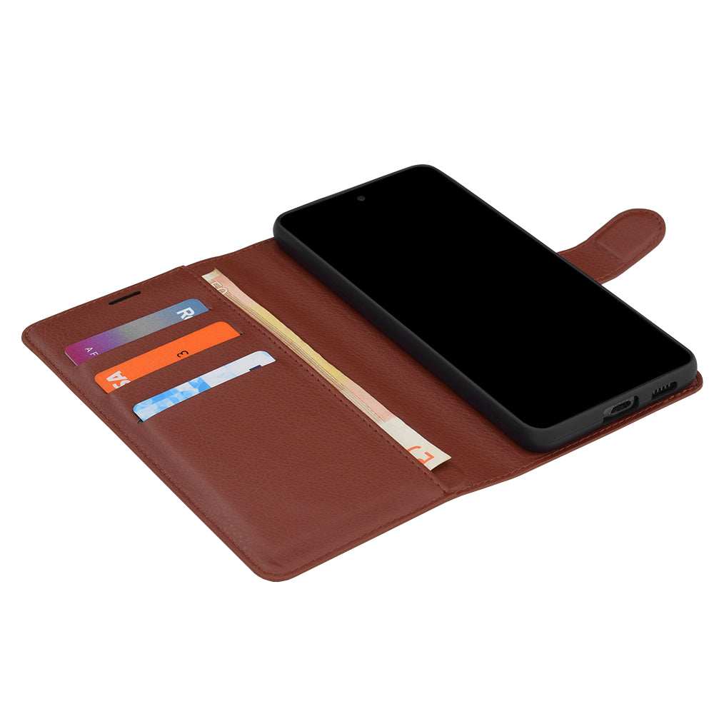Funda para Oppo A6 Pro 5G / A6 Pro 4G, Techsuit, Leather Folio, Marrón