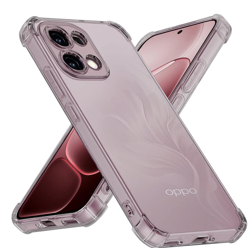 Funda para Oppo A6 Pro 5G / A6 Pro 4G, Techsuit, Transparente a prueba de golpes, Ahumada
