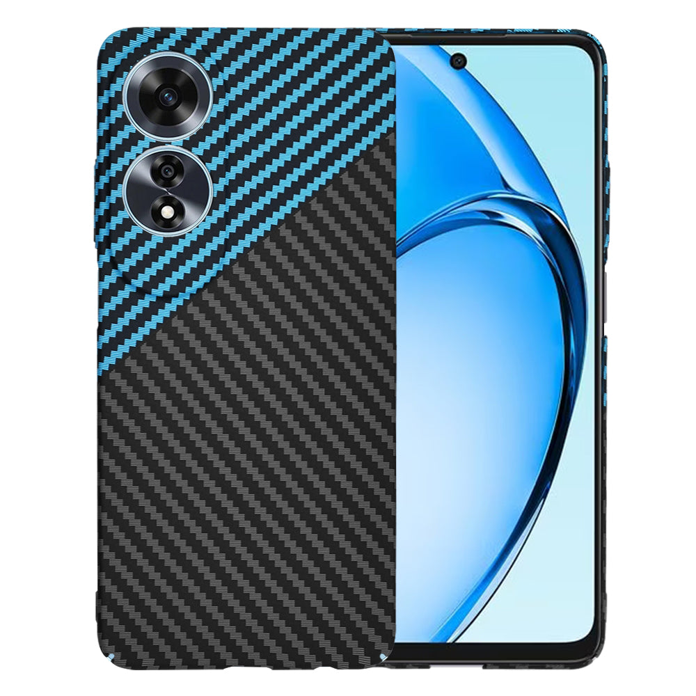 Funda para Oppo A60, Techsuit, Carbonite FiberShell, Negra Bleu