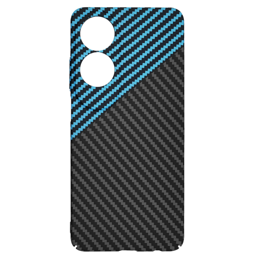 Funda para Oppo A60, Techsuit, Carbonite FiberShell, Negra Bleu