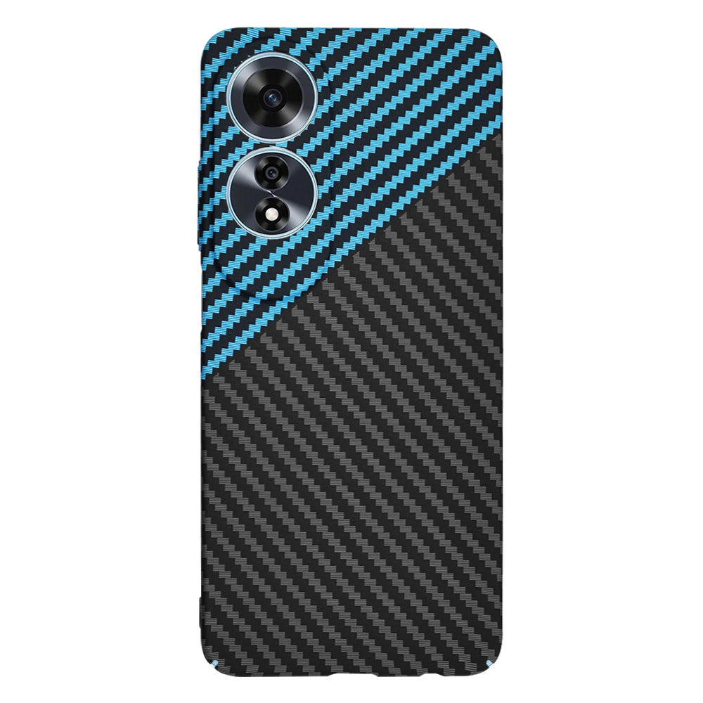 Funda para Oppo A60, Techsuit, Carbonite FiberShell, Negra Bleu