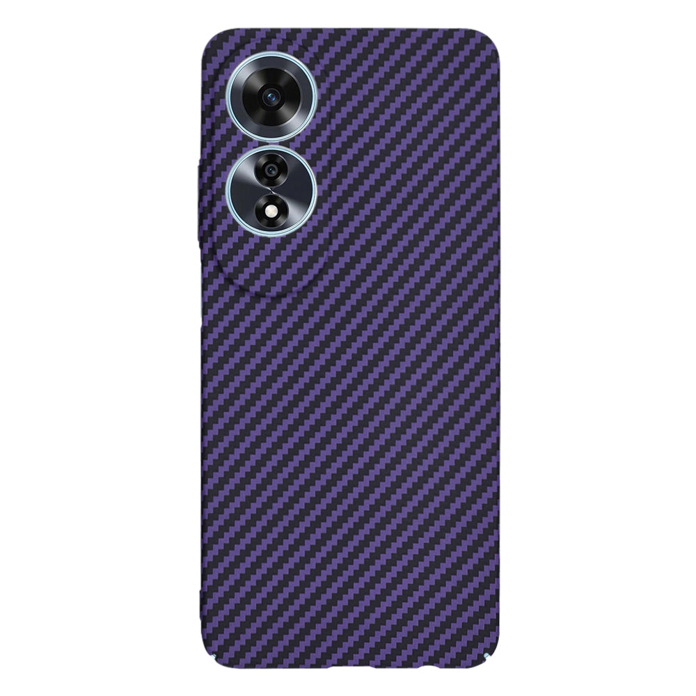 Funda para Oppo A60, Techsuit, Carbonite FiberShell, Morado