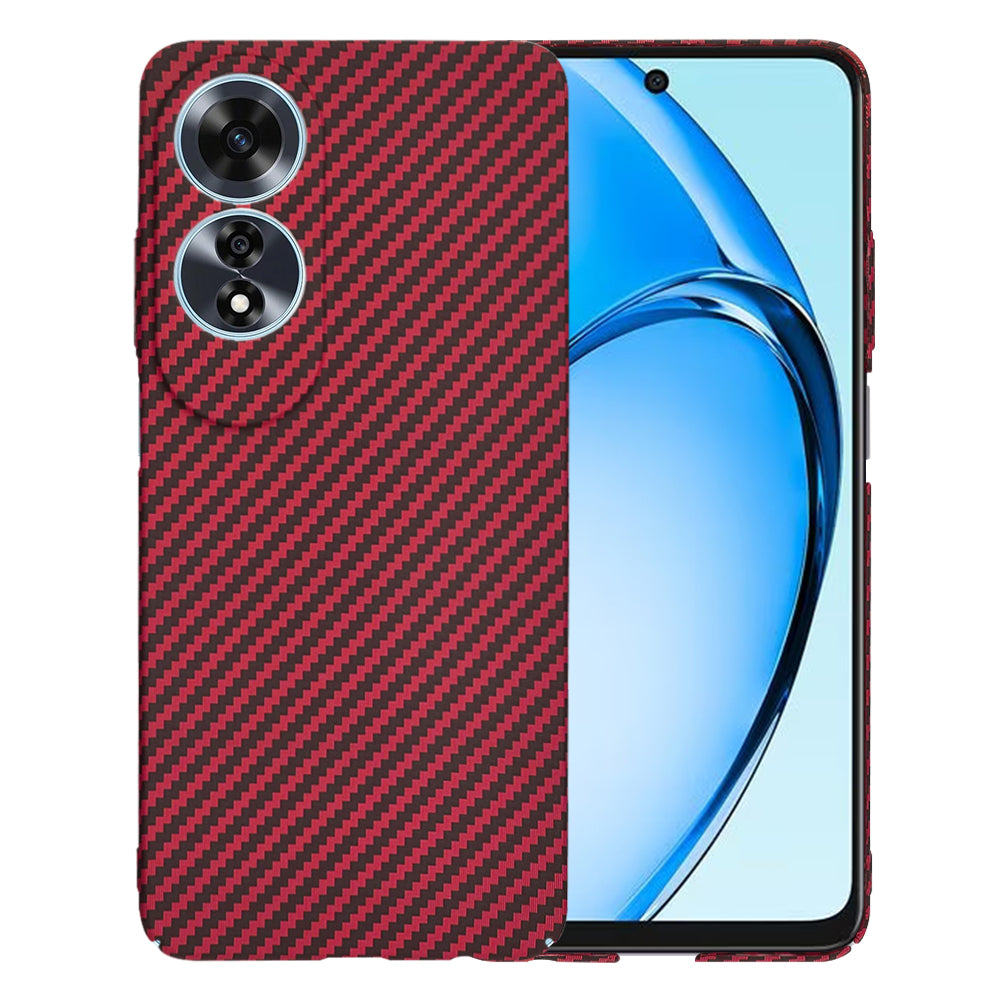 Funda para Oppo A60, Techsuit, Carbonite FiberShell, Roja