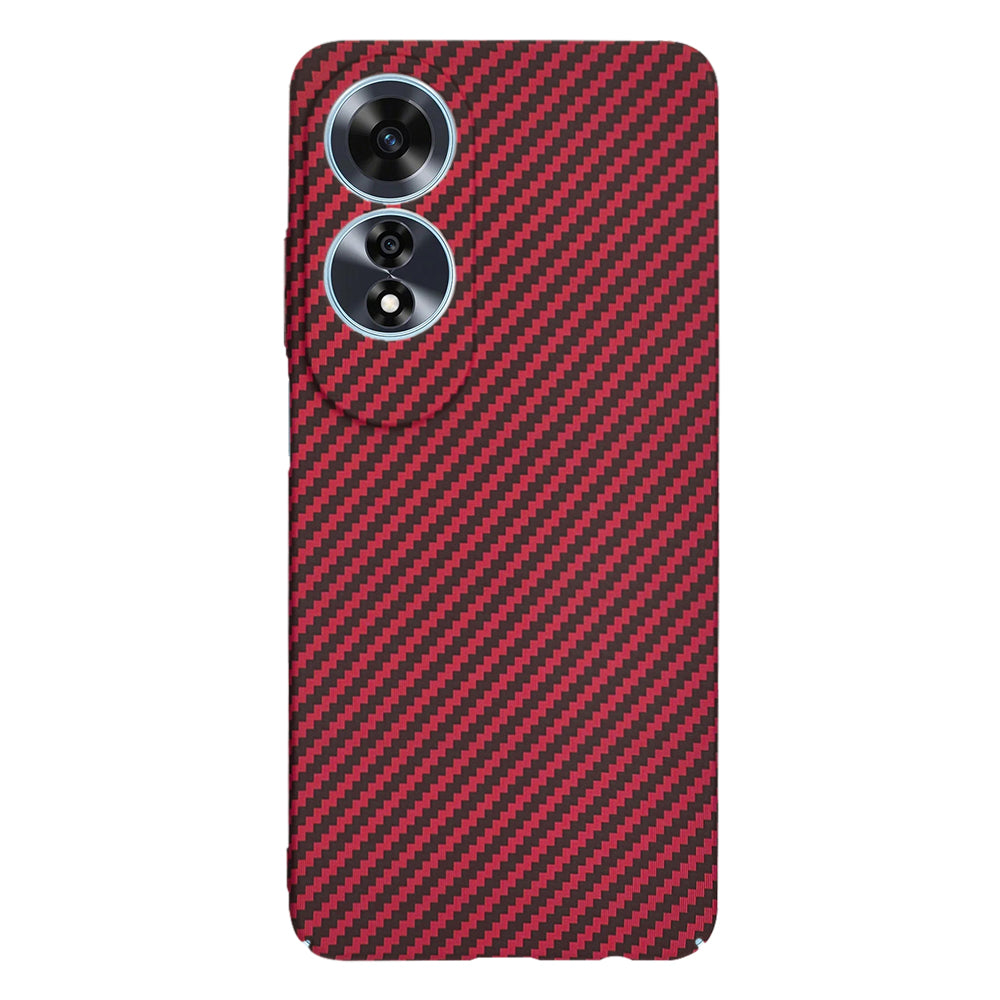 Funda para Oppo A60, Techsuit, Carbonite FiberShell, Roja