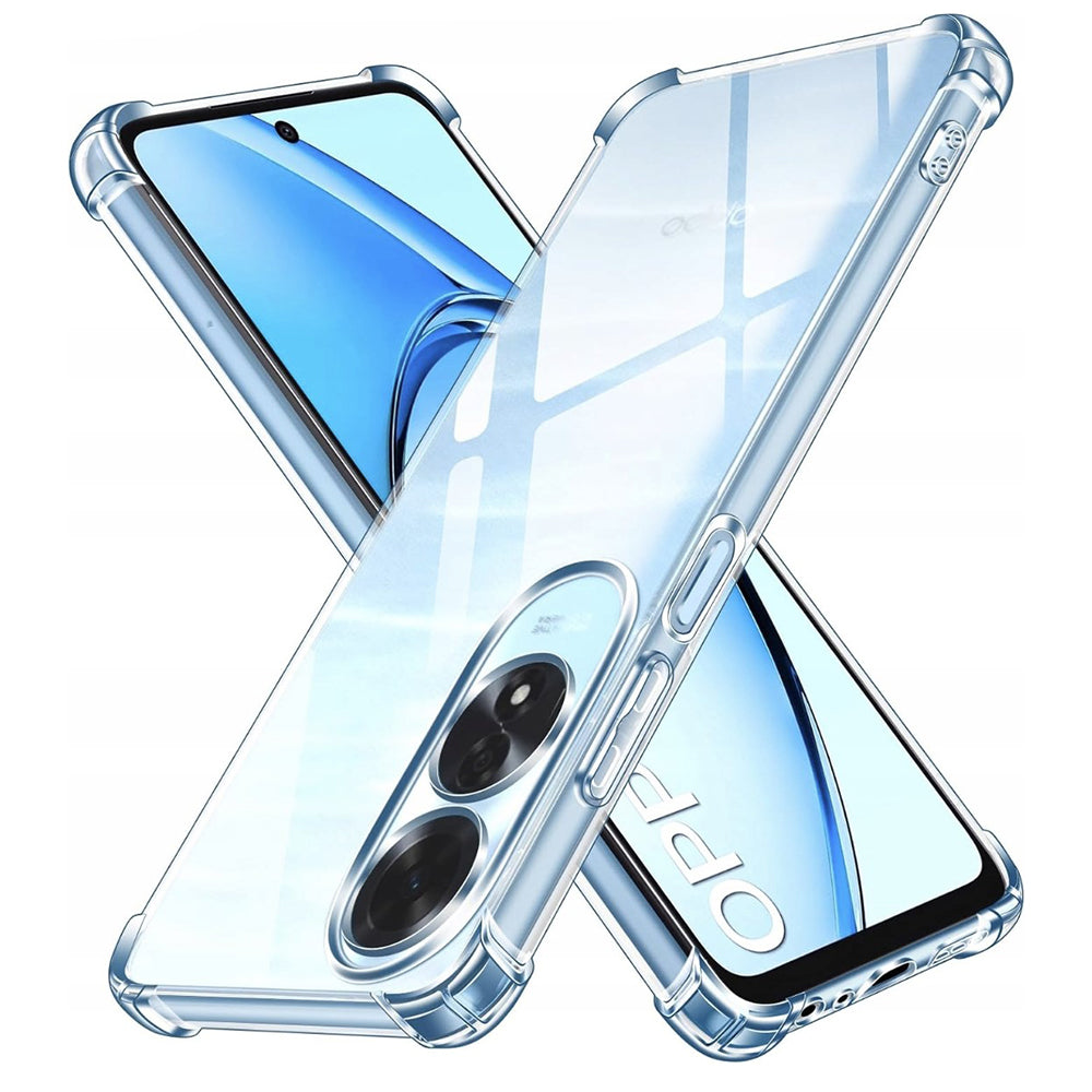 Funda para Oppo A60, Techsuit, Antigolpes Transparente, Transparente
