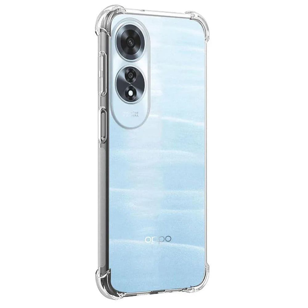 Funda para Oppo A60, Techsuit, Antigolpes Transparente, Transparente