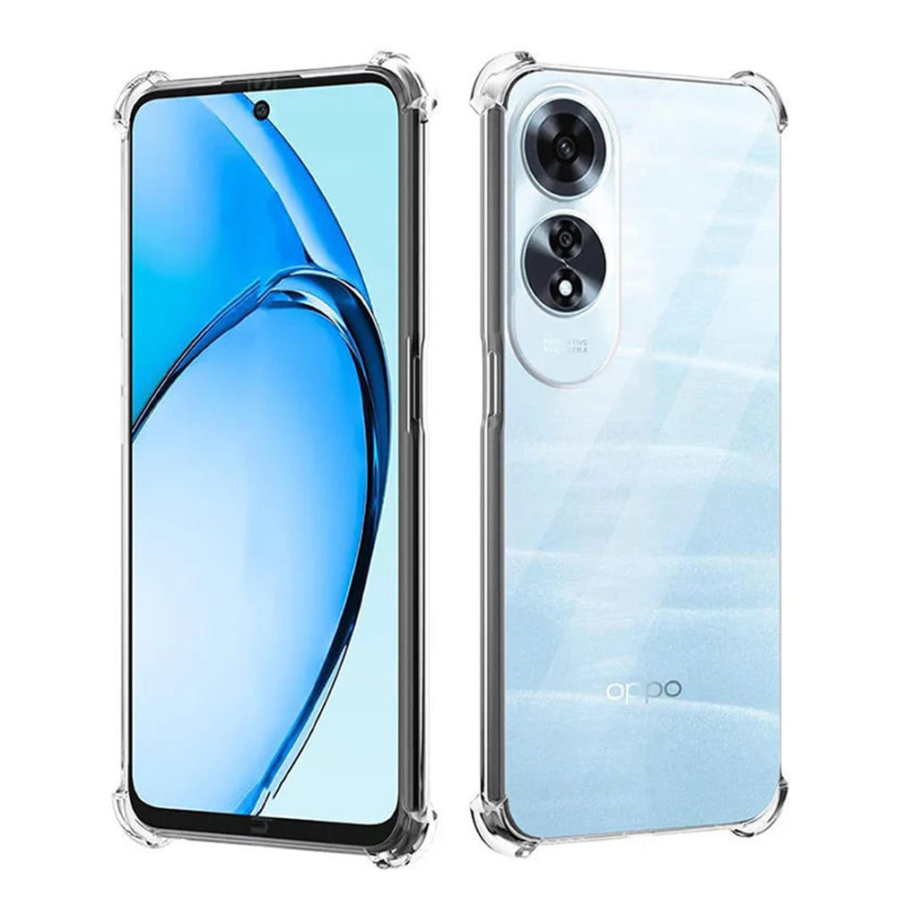 Funda para Oppo A60, Techsuit, Antigolpes Transparente, Transparente