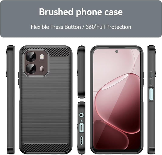 Funda para Oppo A6k 4G / A6x 4G / A6x / A6 4G, Techsuit, Carbono, Azul