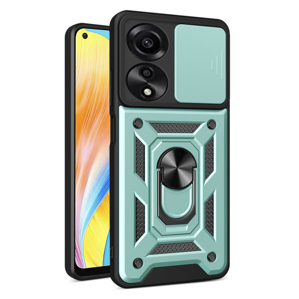 Funda para Oppo A78 4G, Techsuit, CamShield, Verde