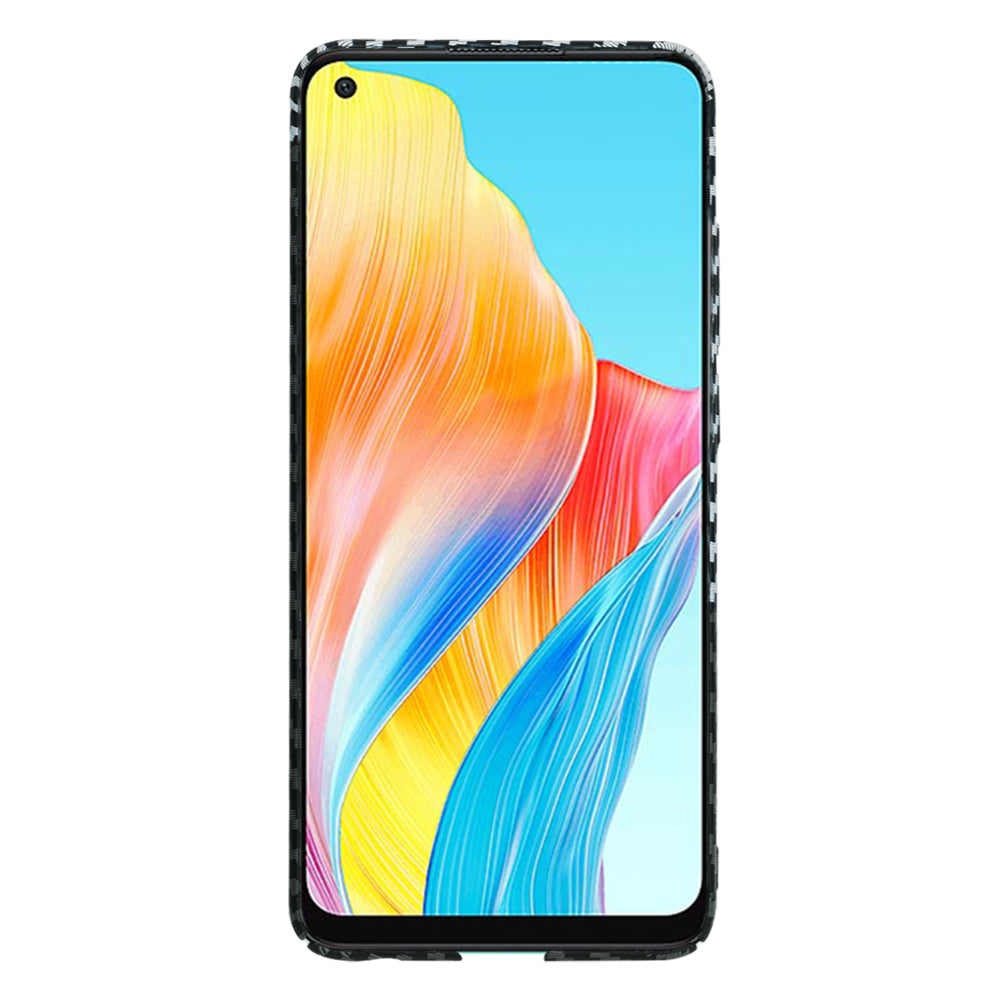 Funda para Oppo A78 4G, Techsuit, Carbonite FiberShell, Negra Gris