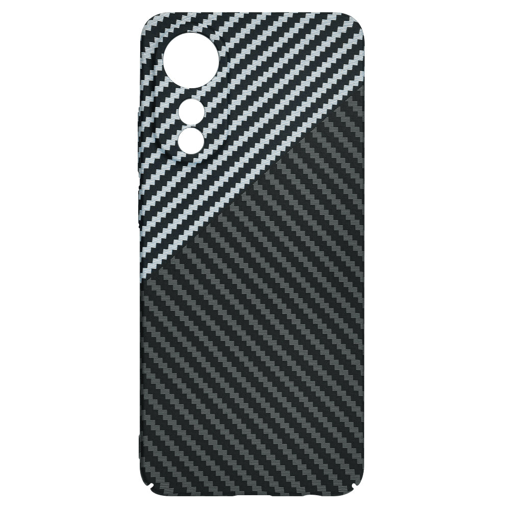 Funda para Oppo A78 4G, Techsuit, Carbonite FiberShell, Negra Gris