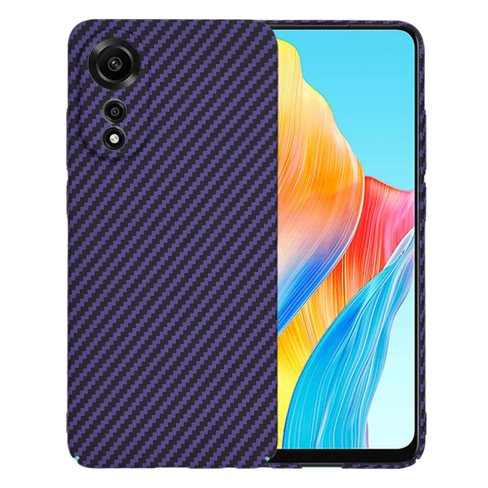 Funda para Oppo A78 4G, Techsuit, Carbonite FiberShell, Morado