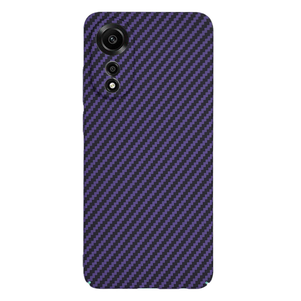 Funda para Oppo A78 4G, Techsuit, Carbonite FiberShell, Morado