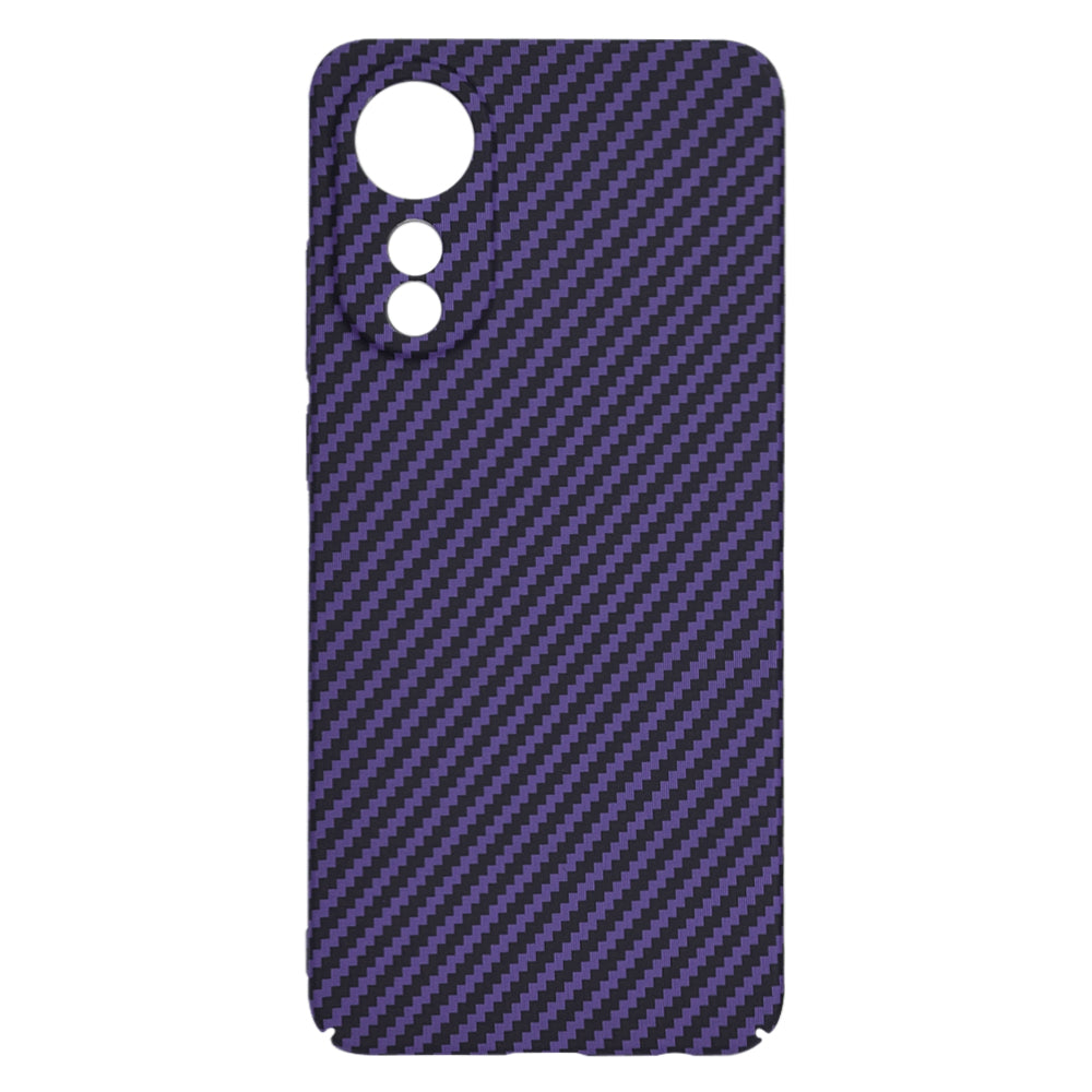 Funda para Oppo A78 4G, Techsuit, Carbonite FiberShell, Morado