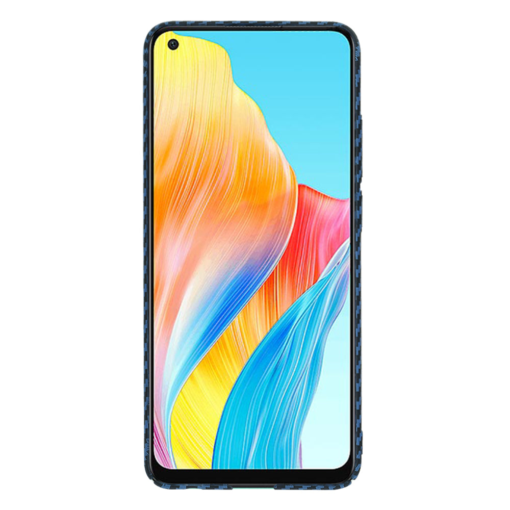 Funda para Oppo A78 4G, Techsuit, Carbonite FiberShell, Turquesa